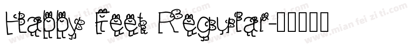 Happy Feet Regular字体转换